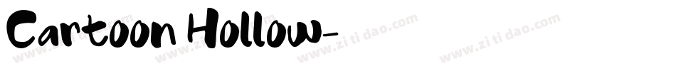 Cartoon Hollow字体转换